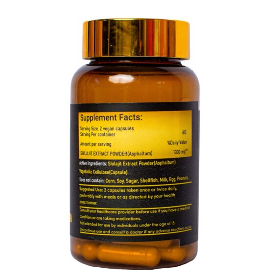 Shilajit Extracted capsules