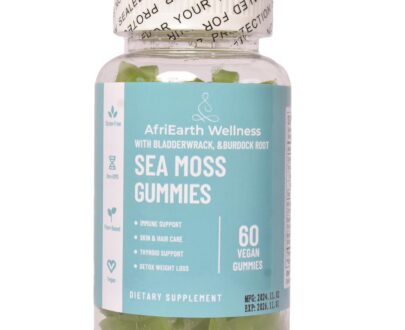 Sea Moss + Bladderwrack + Burdock Root Gummies: