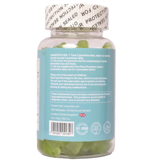 Sea Moss + Bladderwrack + Burdock Root Gummies: