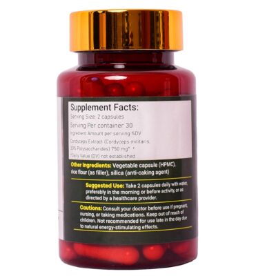 Cordyceps mushroom capsules - Image 2